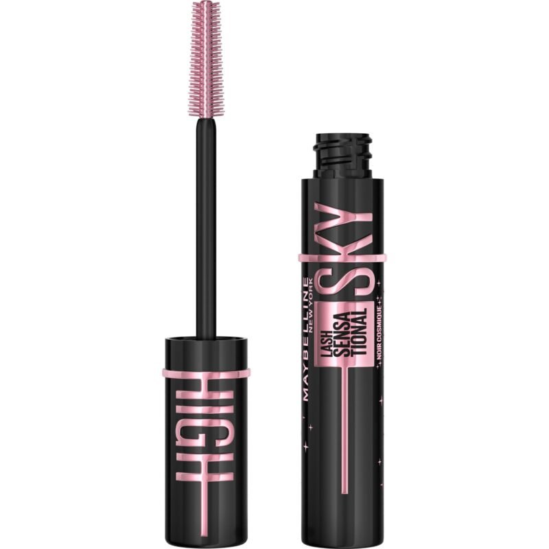 Maybelline Lash Sensational Sky High Volumising & Lengthening, Flake-Free Formula, Infused with Bamboo Extract, Cosmic Black, photo 1 of 1