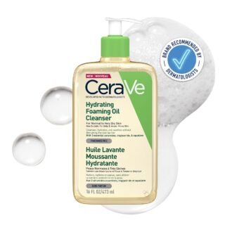 CeraVe Hydrating Foaming Oil Cleanser with Squalane for Normal to Very Dry Skin 473ml