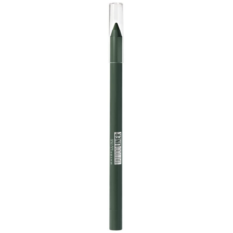 Maybelline New York Tattoo Liner Gel Pencil No. 932 Intense Green, Colour-Intense Eyeliner, Long-Lasting, photo 1 of 1