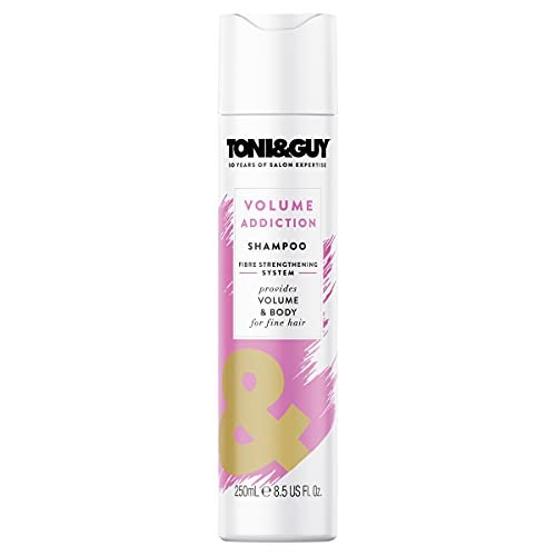 Toni & Guy | Volume Addiction Shampoo for Fine Hair | Perfect for Enhancing Natural Volume, Body and Bounce With a Weightless Feel | Fibre Strengthening System | 250ml, photo 1 of 1