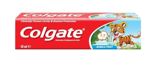 COLGATE Toothpaste Teeth Kids Bubble Fruit 2-5 Years, 50 ml, photo 1 of 1