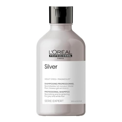 L'Oreal Professionnel Shampoo, For Grey, White or Light Blonde Hair, Serie Expert Silver, 300 ml, photo 1 of 1