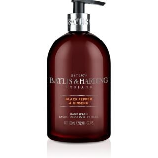 Baylis & Harding Black Pepper and Ginseng Hand Wash, 500 ml - Vegan Friendly
