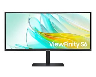 Samsung Viewfinity UltraWide QHD 34" Curved Monitor - Black