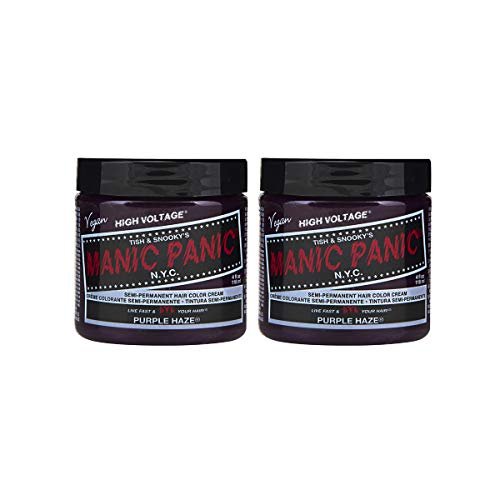 Manic Panic Purple Haze Classic Creme, Vegan, Cruelty Free, Semi Permanent Hair Dye 2 x 118ml, photo 1 of 1
