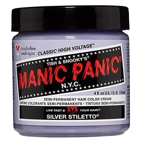 Manic Panic High Voltage Classic Cream Formula, Silver Stiletto, 0.118 kg, photo 1 of 1