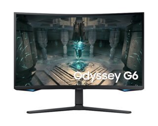 Samsung Odyssey QHD 32" Curved Gaming Monitor - Black