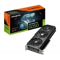 Gigabyte (GV-N5050GAMING OC-8GD) GeForce RTX 5050 GAMING OC 8GB, GDDR6 Graphics Card, 2560 Cuda Core, 2532MHz Core Clock, Windforce cooling system, Triple Fan, 2x DisplayPorts / 2x HDMI Ports