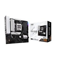 ASRock B850M Pro RS AMD AM5 Socket Motherboard, Micro-ATX, 4x DDR5 Slots, 3x M.2 Sockets, 2x USB-C Port, Fitted I/O Shield, 2.5GbE LAN, 1x DisplayPort / 1x HDMI Port