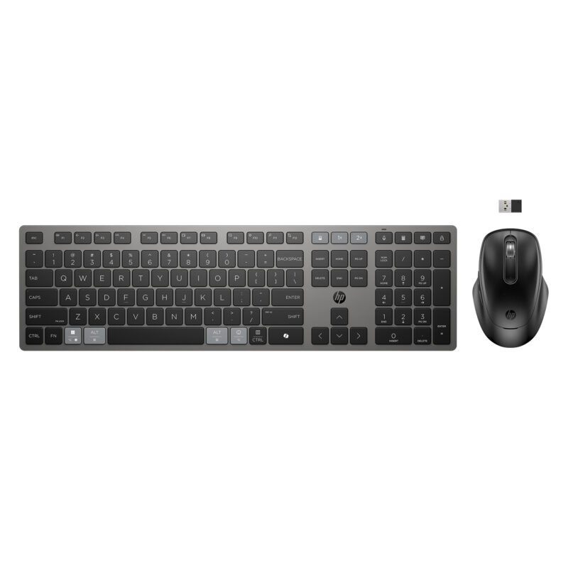 HP 725 Multi-Device Rechargeable Wireless Keyboard and Mouse Combo, photo 1 of 1