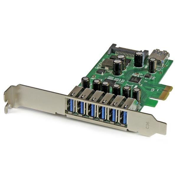 STARTECH.COM 7 Port PCI Express USB 3.0 Card - Standard & Low-Profile - SATA Power - UASP Support, photo 1 of 1