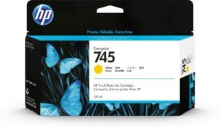 HP 745 gele DesignJet inktcartridge, 130 ml