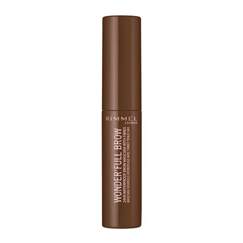 Rimmel London WonderFull Brow 24HR Waterproof Brow Gel, with Fibres for Plump Thick Brows, Medium, 4.5 ml, photo 1 of 1
