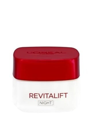 LOreal Paris Revitalift Hydrating Night Cream, Anti-Wrinkle Moisturising Formula to Reinforce Skin Elasticity, Smoother and Firmer Skin, Pro-Retinol and Elasti-Peptides, 50ml
