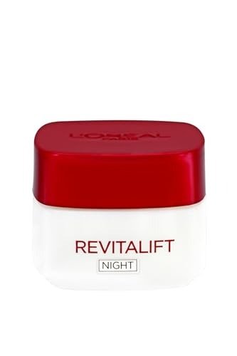 LOreal Paris Revitalift Hydrating Night Cream, Anti-Wrinkle Moisturising Formula to Reinforce Skin Elasticity, Smoother and Firmer Skin, Pro-Retinol and Elasti-Peptides, 50ml, photo 1 of 1