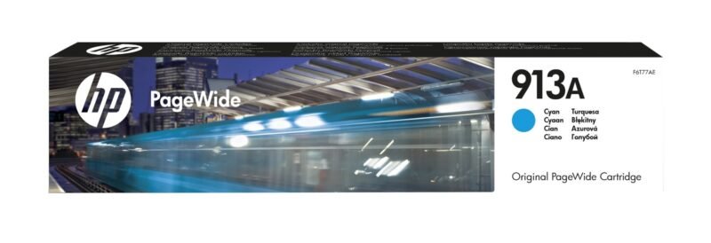 HP 913A originele cyaan PageWide cartridge, foto 1 van 1