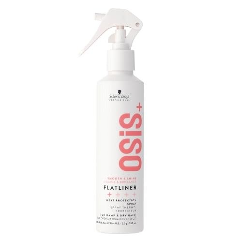 Schwarzkopf Professional OSiS Flatliner Setting Spray Heat Protection Smooth And Shine Reduces Hair Breakage Protect Against Humidity Non Sticky Light Hold 200 ml, photo 1 of 1