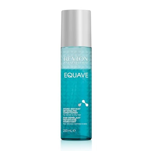 REVLON PROFESSIONAL EQUAVE HYDRO BI-PHASE DETANGLING CONDITIONER FOR NORMAL TO DRY HAIR, Detangling Conditioner, Leave-In Conditioner With Heat Protection, Hair-Smoothing Leave-In Conditioner  200 ML, photo 1 of 1