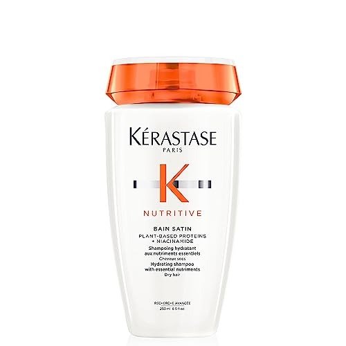 Kerastase Nutritive, Gentle Hydrating Shampoo for Dry Hair, Nourishing Protein Formula with Niacinamide, Moisturises, Softens and Restores Shine, Bain Satin, 250 ml, photo 1 of 1