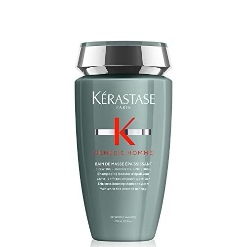 Kerastase Genesis Homme Mens Shampoo, Anti-Fall Thickening Shampoo, for Weakened and Thinning Hair, Bain De Masse Epaississant, 250 ml, photo 1 of 1