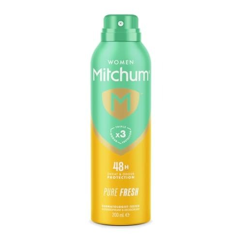 Revlon Mitchum Women Triple Odor Defense 48HR Protection Aerosol Deodorant & Anti-Perspirant, Pure Fresh, 200 ml, photo 1 of 1