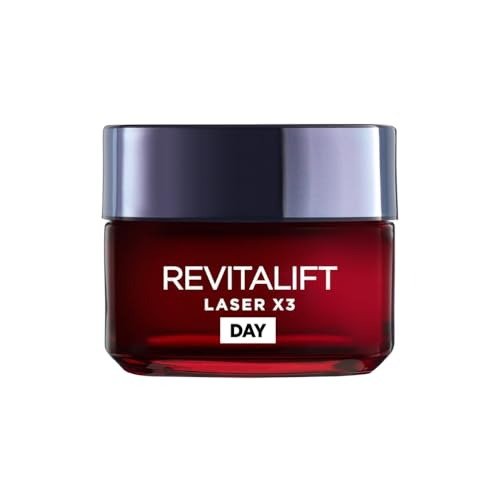 LOreal Paris Laser Renew Triple Action Anti-Ageing, Skin Tightening Day Cream, Visibly Reduce Wrinkles & Fine Lines; Moisturises, Firms & Brightens Skin; Retinol, Hyaluronic Acid & Vitamin C, 50ml, photo 1 of 1