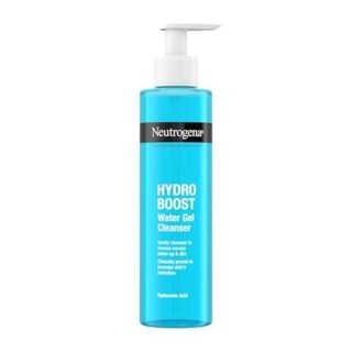 Neutrogena Hydro Boost Water Gel Facial Cleanser, with Hyaluronic Acid for Dry or Dehydrated Skin 200ml