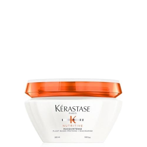 Kerastase Nutritive, Deep Nutrition Soft Mask for Dry and Damaged Fine to Medium Hair, Enriched with Niacinamide and Plant-Based Proteins, Conditions and Adds Softness and Shine, Masquintense, 200 ml, photo 1 of 1