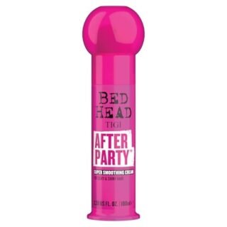 Bed Head by TIGI After Party Super Smoothing Cream  Anti Frizz hair styling product with humidity protection for frizzy, dull or coarse hair, 100ml