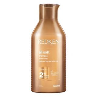 REDKEN Shampoo, For Dry Hair, Argan Oil, Intense Softness and Shine, All Soft, 500 ml