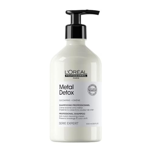 L'Oreal Professionnel Metal Detox Shampoo, Prevent Breakage & Colour Fade from hard water, Prevent Damaged Hair, Sulphate-Free & Vegan, 500ml, photo 1 of 1