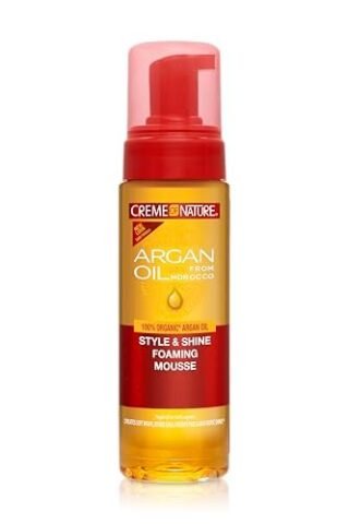 Creme of Nature Argan Oil Foam Wrap Lotion, 207 ml, Clear,