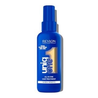 UniqOne Revlon Hair Treatment - Relaxing Fragrance Leave-in Professional Multi-benefit Hair Treatment - Repair, Detangle, Control Frizz & Style  Vanilla & Jasmine - 150 ml