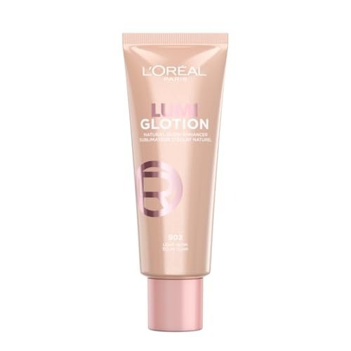 L'Oreal Paris Glow Enhancer, 24h Hydration with Shea Butter and Glycerin, Paradise Lumi Glotion, Shade 902: Light Glow, 40 ml