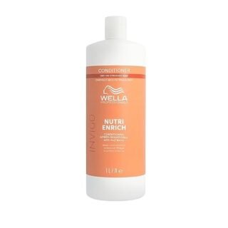 Wella Professionals Invigo Nutri Enrich Deep Nourishing Conditioner - Instant Deep Nourishment Anti-Frizz Conditioner With Vitamin E & Goji Berry - Restore Dry & Damaged Hair 1l