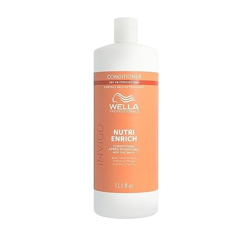 Wella Professionals Invigo Nutri Enrich Deep Nourishing Conditioner - Instant Deep Nourishment Anti-Frizz Conditioner With Vitamin E & Goji Berry - Restore Dry & Damaged Hair 1l, photo 1 of 1