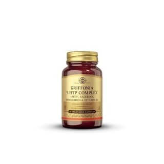 Solgar Griffonia 5-HTP Complex ? Sleep and Mood Support with Valerian Root, Magnesium, and Vitamin B6 - Vegan & Gluten Free