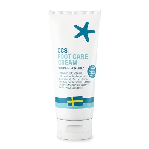 CCS Professional Foot Care Cream 175 ml - Moisturise and Protect Dry and Callused Feet, Contains 10% Urea and Eucalyptus Oil, Clinically Tested, Suitable for Diabetics, photo 1 of 1