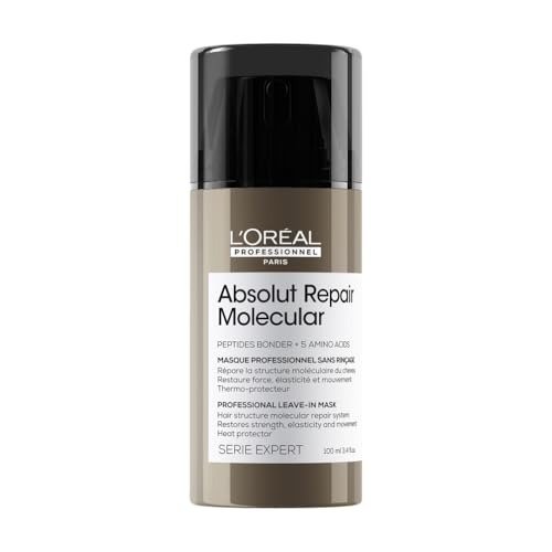 L'Oreal Professionnel Absolut Repair Molecular Leave-In Hair Mask, For Extremely Damaged Hair, Molecular Peptides Bond Repair, Restore Strength & Elasticity, Hair Treatment, 100ml, photo 1 of 1