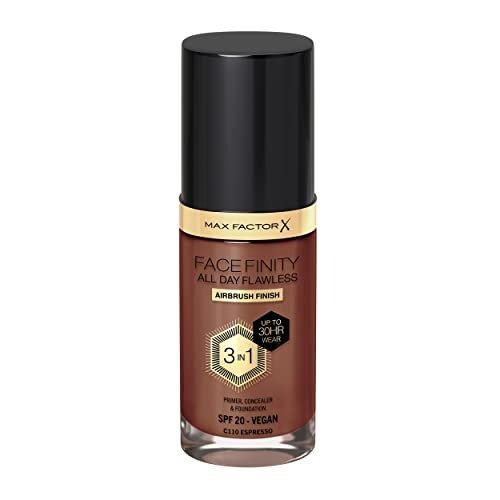 Max Factor Facefinity 3-in-1 All Day Flawless Liquid Foundation, SPF 20 - 110 Espresso, 30 ml, photo 1 of 1