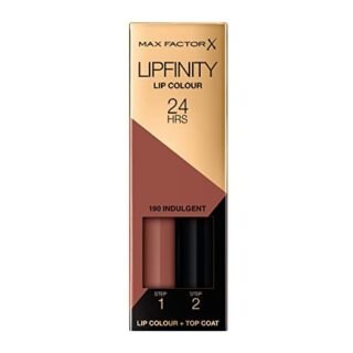 Max Factor Lipfinity Long-Lasting Two Step Lipstick - 190 Indulgent, 4.2g