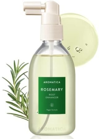AROMATICA Rosemary Root Enhancer 3.38oz / 100ml  Scalp Serum with Rosemary Oil For Hair Growth | Itchy Scalp Treatment | Dandruff Treatment And Oily Scalp Moisturizer Rosemary water for hair growth