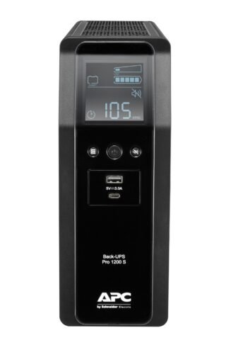 APC BY SCHNEIDER ELECTRIC Back-UPS Pro BR1200SI Line-interactive UPS - 1.20 kVA/720 W - Tower - AVR