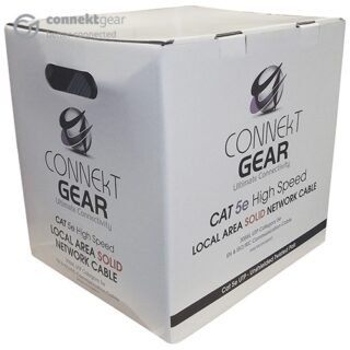 GROUP GEAR 305 m Category 5e Network Cable for Network Device - Grey