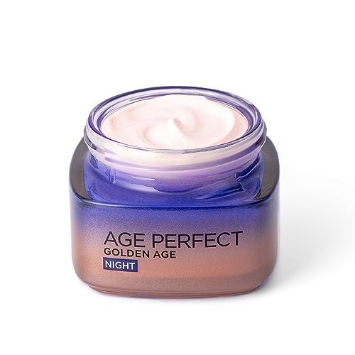 L'Oreal Paris Age Perfect Golden Age Re-Stimulating Night Cream 50+, Moisturising, Renew Skin Barrier Overnight and Reactivates Skin?s Radiance, Peony Native Cells, Calcium and Vitamin B3, 50ml, photo 1 of 1