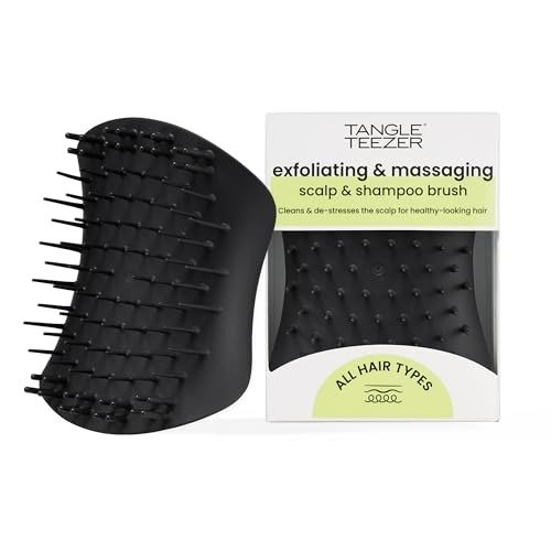 Tangle Teezer | The Scalp Exfoliator & Massager | Perfect for Hair Treatment & Scalp Detox | Onyx Black, photo 1 of 1