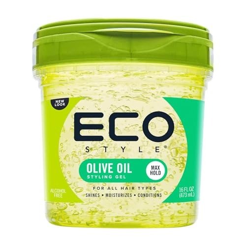 Eco Style Olive Oil Eco Styler Hair Gel, Hydrate and Style, Alcohol-Free, Green 473 ml, photo 1 of 1