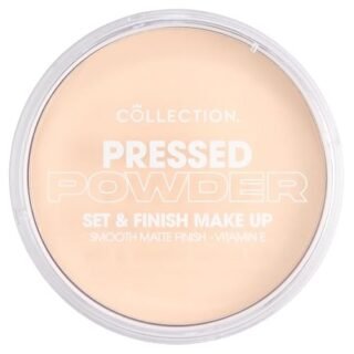 Collection Cosmetics Pressed Powder, Velvety Matte Finish, 17g, Ivory