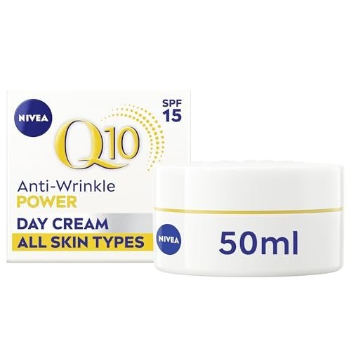 NIVEA Q10 Anti-Wrinkle Power SPF15 Firming Cream (50ml), Day Facial Moisturiser to Reduce Wrinkles, Nourish and Achieve Firmer Skin in 7 Days, photo 1 of 1