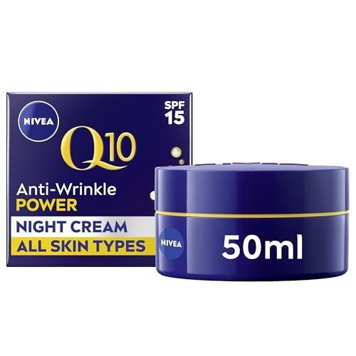 NIVEA Q10 Anti-Wrinkle Power Firming Night Cream (50ml), Hydrating Night Moisturiser to Reduce Lines and Wrinkles, Night Cream for Firmer Skin in 7 Days, photo 1 of 1